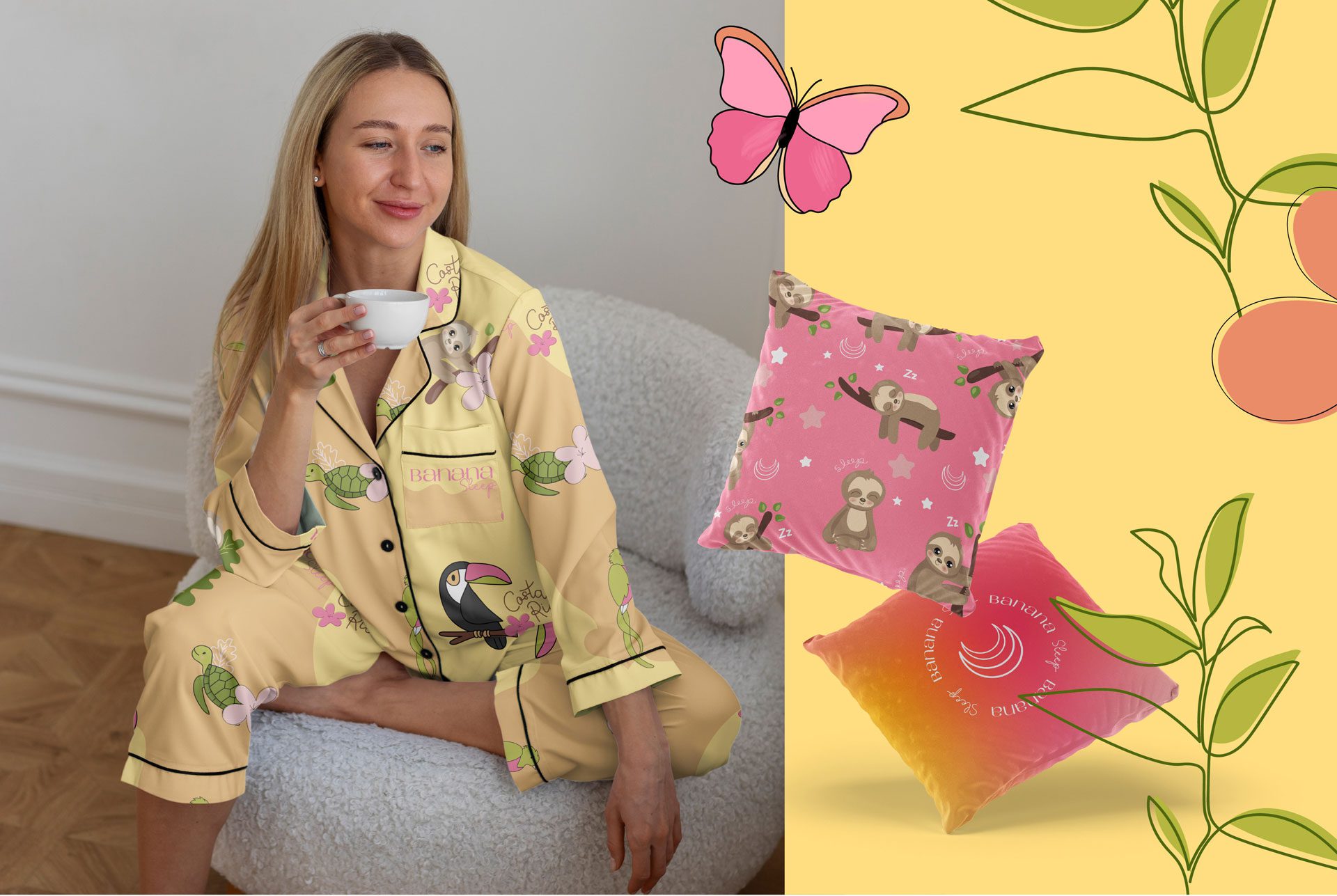 Banana Sleep - Perfil Cliente somos pixart